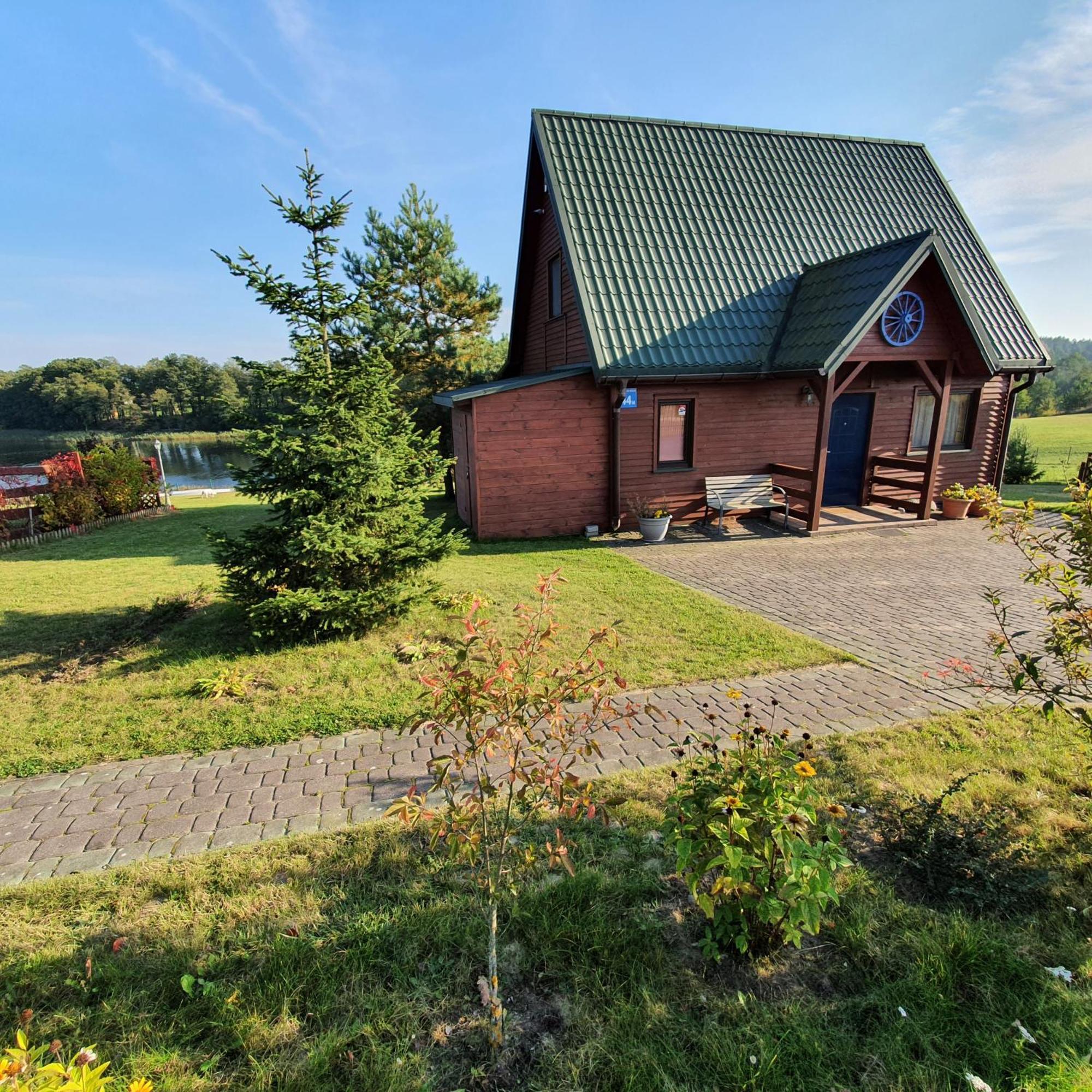 Dom Niebieski Nad Jeziorem Orzyskim Skomack Wielki Exterior photo